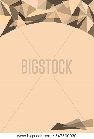 The Polygon Beautiful Cream Background For Design