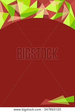 The Polygon Beautiful Green Background For Design