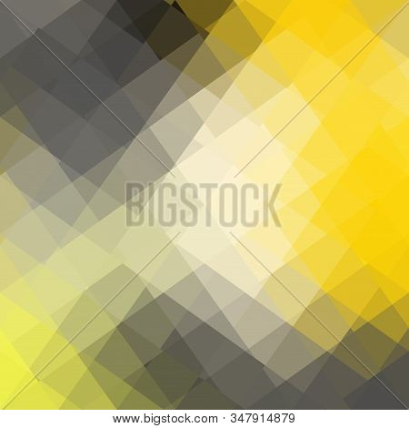 Geometric Abstract Pattern In Low Poly Style.
