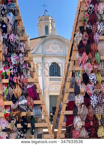 January 2020 Reggio Emilia, Italy: Saint Spyridon Orthodox Church, Reggio Emilia, Emilia-romagna Acr