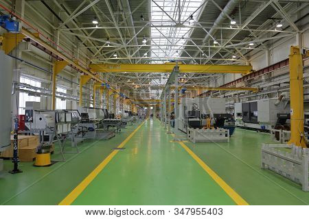 Subway Train Service Depot. Moscow, Russia