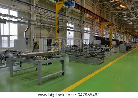 Subway Train Service Depot. Moscow, Russia