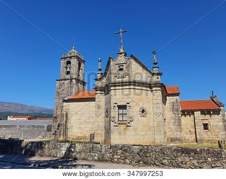 Small Ancient Church, Saint Mary In Caldas De Reis, Spain
