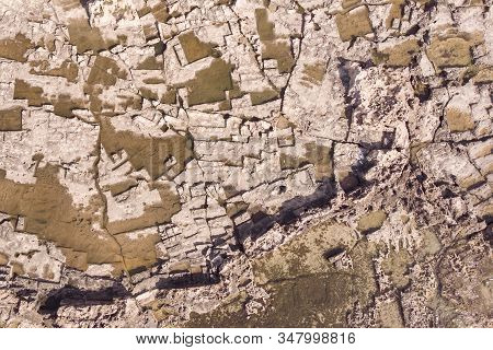 View Of The Ruins Of The Old City, Abstract Patterns For The Background Or Wallpaper.