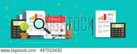 Report Research Of Business Project Document With Chart Graphs Data Vector Or Analyze Inspection Pro