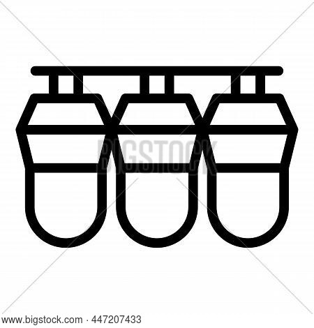 Osmosis Purifier Icon Outline Vector. Plant Equipment. Filter System