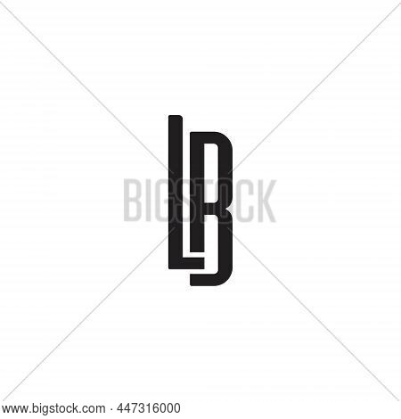 Lb Or Bl Initial Letter Logo Design Vector.