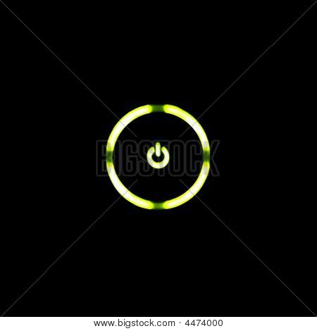 Green Led Power Button
