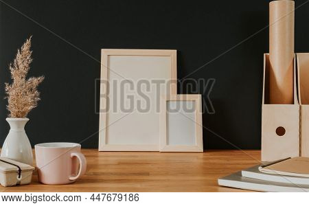 Your Text Here - Empty Space In Wooden Frames