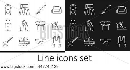 Set Line Jump Rope, Sport Boxing Shoes, Japanese Katana, Expander, Wrestling Singlet, Boxing Trainin