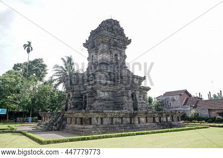 Candi Singosari Temple Memorial. Ancient Ruin In Malang, East Java, Indonesia.