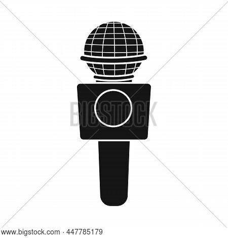 Vector Design Of Mic And Microphone Logo. Web Element Of Mic And Stand Stock Vector Illustration.