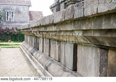 Candi Singosari Temple Memorial. Ancient Ruin In Malang, East Java, Indonesia.