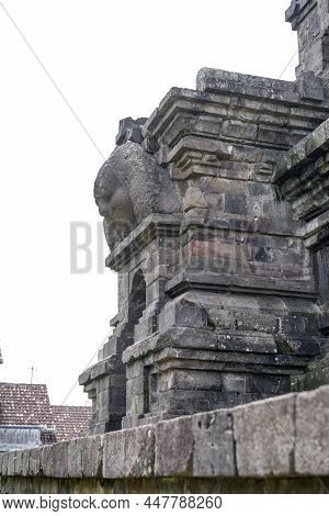 Candi Singosari Temple Memorial. Ancient Ruin In Malang, East Java, Indonesia.