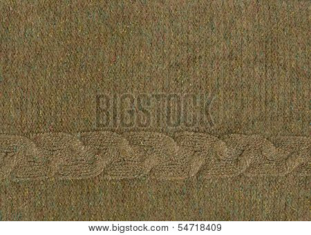 Texture Angora Knit Sweater With Lurex Thread