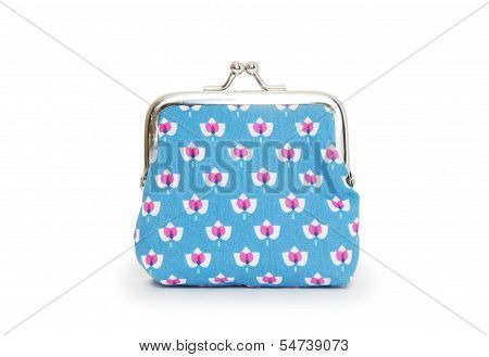 Change Purse Isolated On White Background