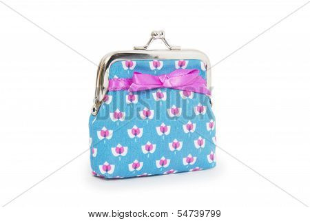 Change Purse Isolated On White Background