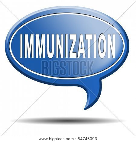 immunization or flu vaccination needle