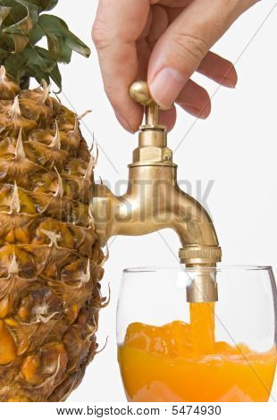 Ananas a sklo