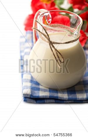 Dairy Products - Milk In Pitcher.