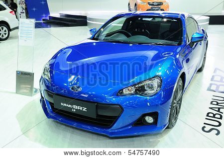 Bkk - Nov 28: Subaru Brz 2.0I, Supercar Or Sport Car, On Display At Thailand International Motor Exp