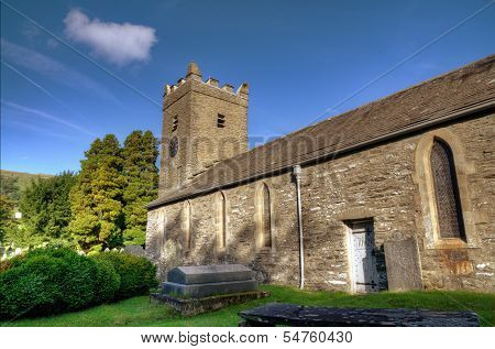 Troutbeck Church in sunshine