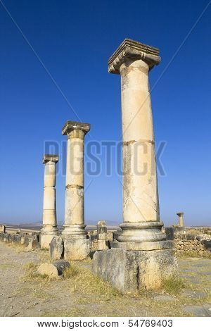 Roman temple in Volubilis