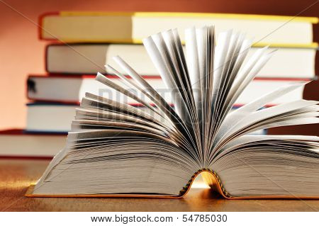 Composition With Books On The Table