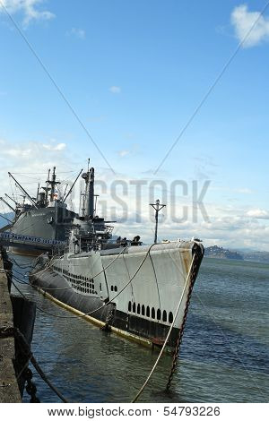 USS Pampanito, a Balao-class diesel-electric submarine