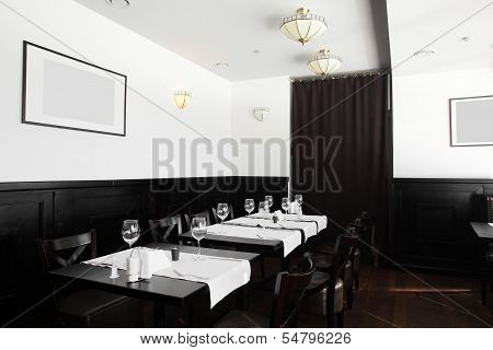 Beautiful Interior Of Modern Restaurant