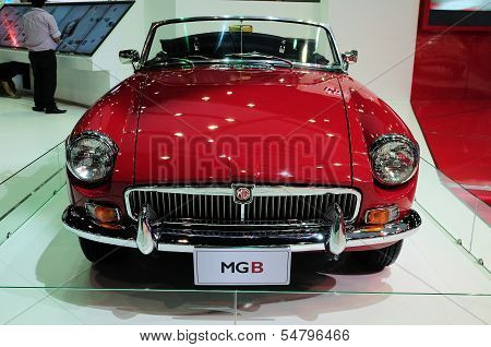 Bkk - Nov 28: Mg B, Classic Designed Car, On Display At Thailand International Motor Expo 2013 On No