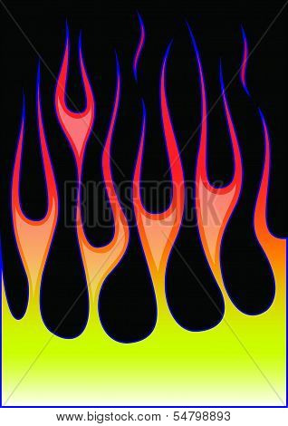 Hot-rod Flames