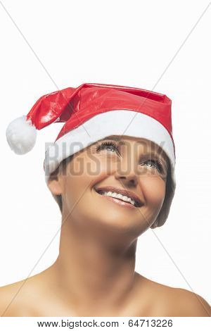 Smiling Female Santa