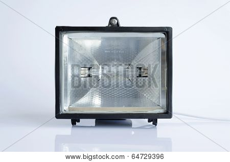 Black Halogen Lantern