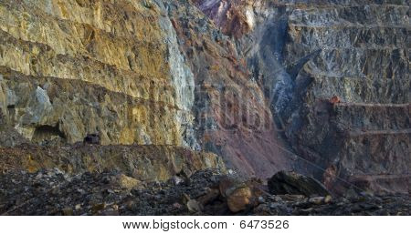 open pit mine