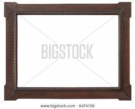 Vintage houten foto frame