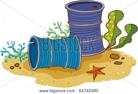 The view of container 