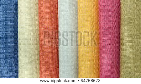 Multi Color Fabric Texture Samples