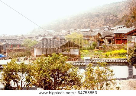 Shuhe Ancient Town In Lijiang,?Yunnan In China.