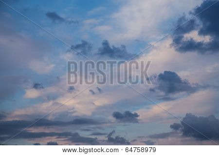 Blue Sky and Clouds