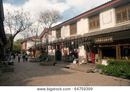 Shuhe Ancient Town In Lijiang,Yunnan,China.