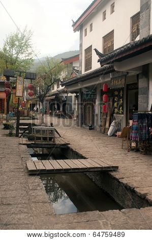 Shuhe Ancient Town In Lijiang,Yunnan,China.