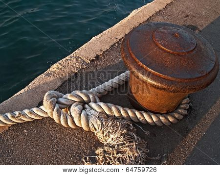 Ship rob in Piran