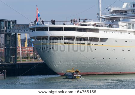 Passenger Ship In Rotterdam