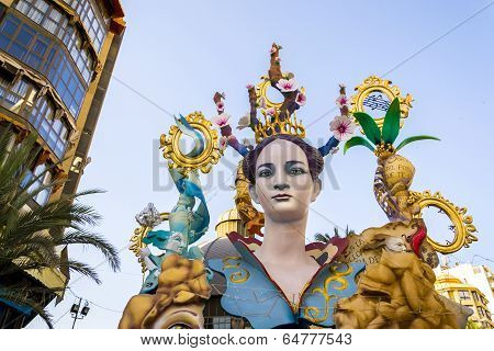 Street Festival Puppet Bonfire Sculpture