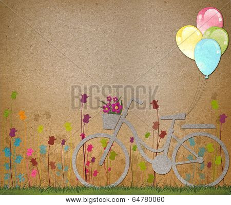 Paper cut Bike design