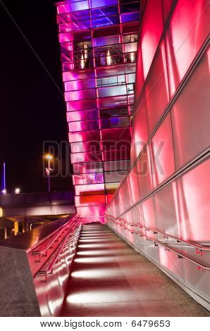 Futuristic Building in Linz