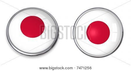 Transparent przycisk Japonii
