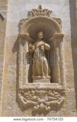 Church of St. Chiara. Altamura. Puglia. Italy.