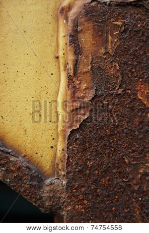 rust on the metal